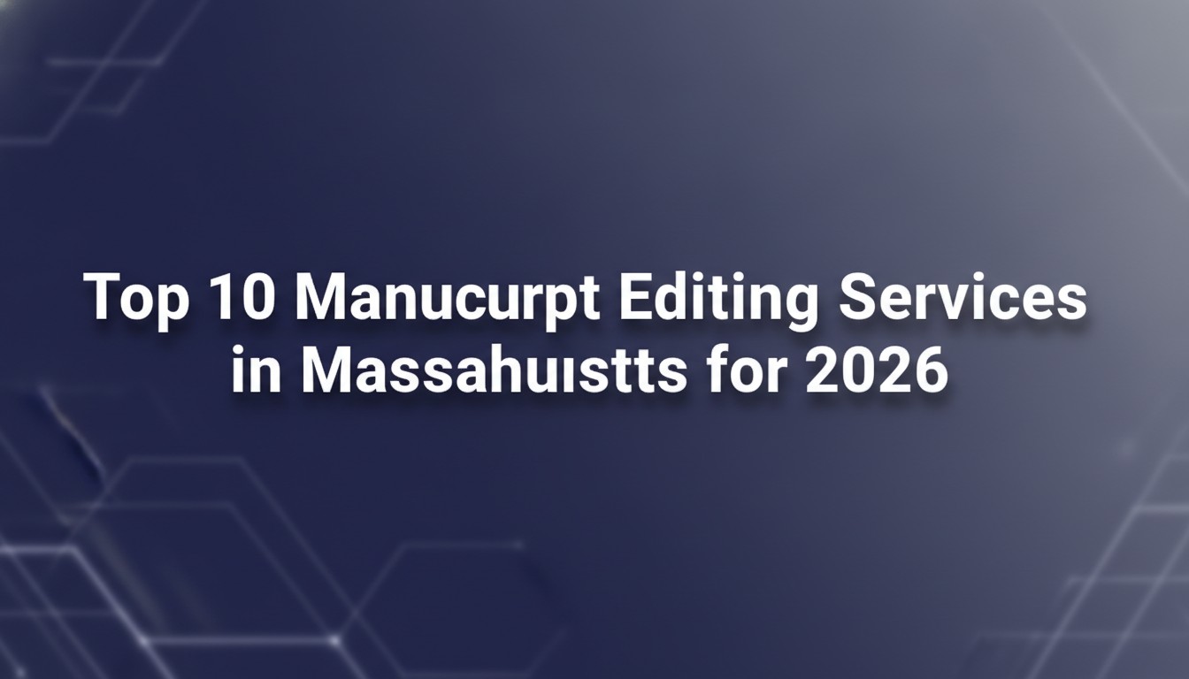 Top 10 Manuscript Editing Services in Massachusetts for 2026