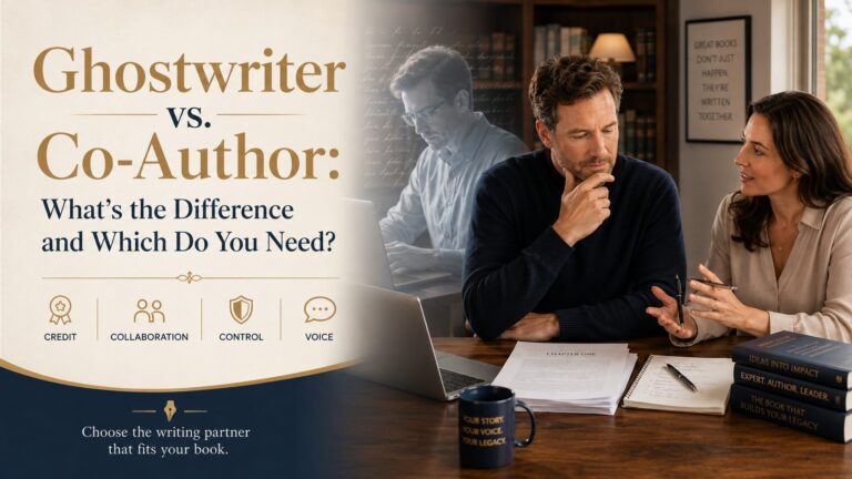 Ghostwriter vs. Co-Author: What's the Difference and Which Do You Need?